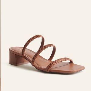 Reformation Assunta Strappy Block Heel Mule